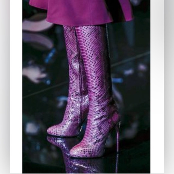 Gucci Python print boots - Picture 2 of 6